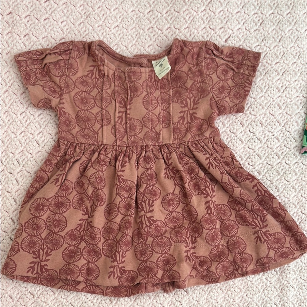 Floral Patterned Kids Dress